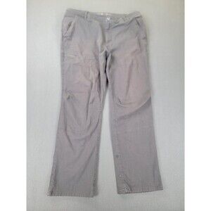 Mountain Hardwear Pants Mens 36 Gray Straight Leg Hiking Outdoor Nylon Blend‎
